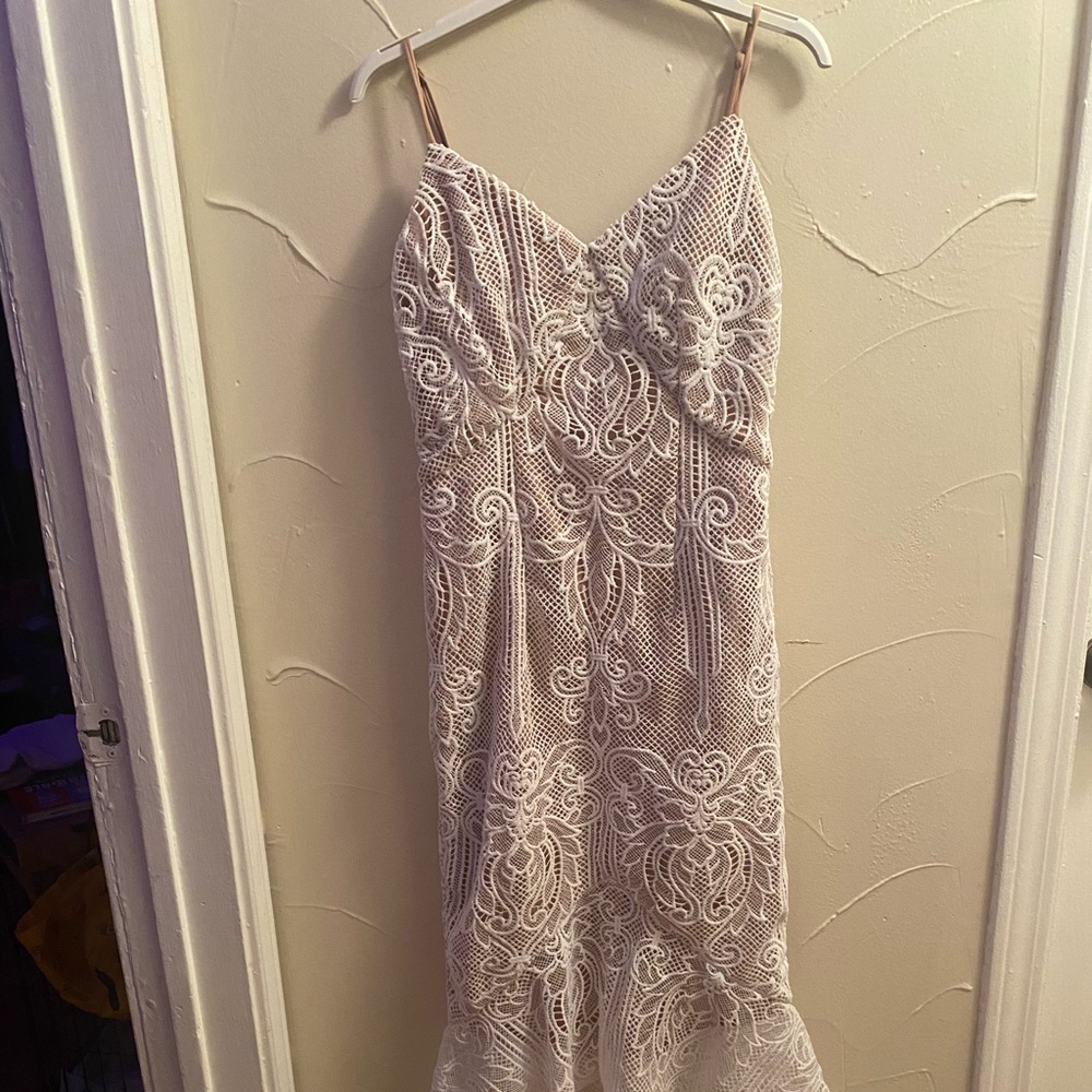 Windsor High Low Lace Dress